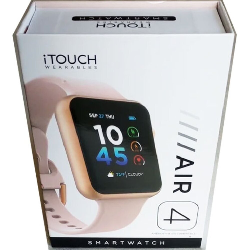 NWT iTouch Wearables Air 4 Smartwatch Blush